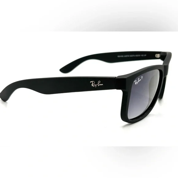 Ray-Ban Polarized Sunglasses Black With Smoke Lens RB4165 55mm Glare Reduction - Picture 4 of 10